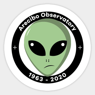 Arecibo Observatory tribute Sticker